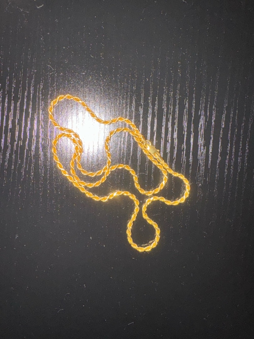 Jaxxon Gold Rope Chain Necklace